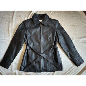 East 5th Black Leather Jacket